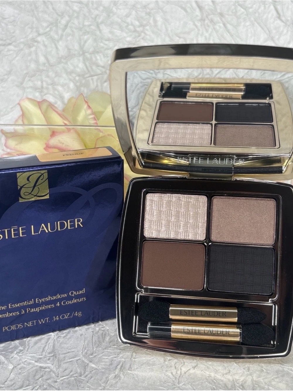 Estee Lauder The Essential Eyeshadow Quad - PRENUP - FSize New in Box